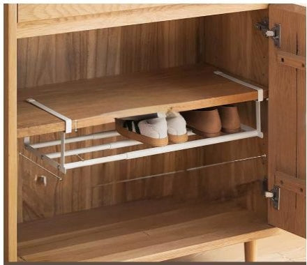 Retractable Multi-Purpose Shoe And Storage Rack