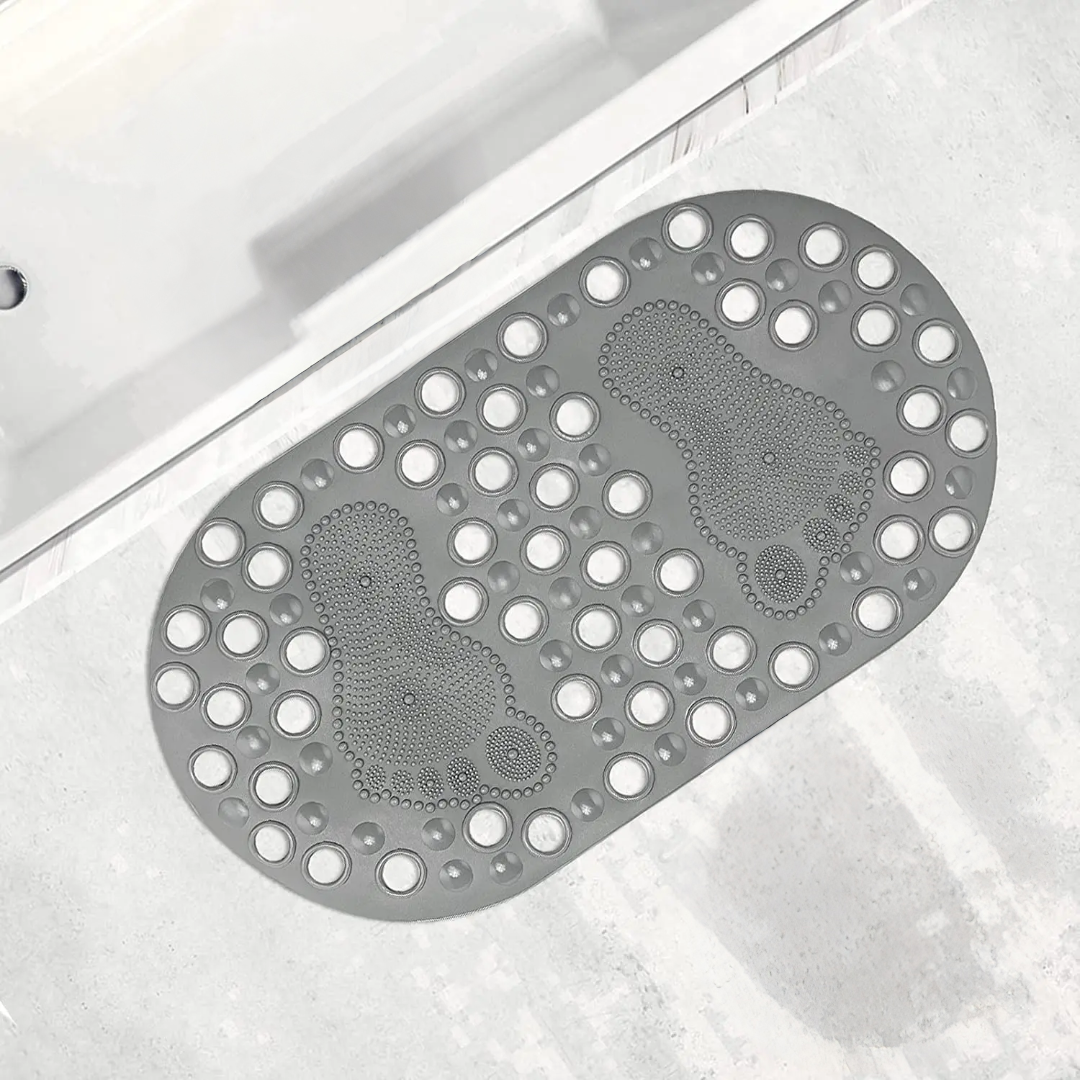 Bathroom Anti-Slip Mat With Footprints