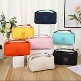 Portable Travel Canvas Makeup Bag