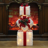 3-Piece Christmas Light Gift Boxes