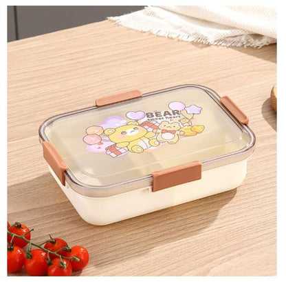 4-Compartment Lunch Box