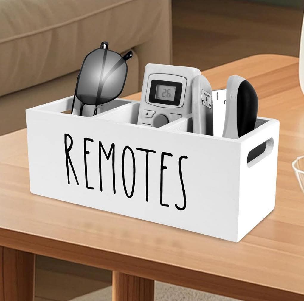 Wooden Remote Control Holder
