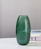 Oval Glass Flower Vase