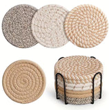 8pcs Rattan Coasters