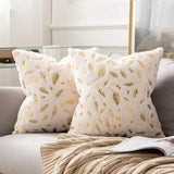 Feather Fur Cushion Cover