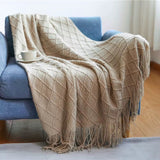 Decorative Knitted Throw Blankets