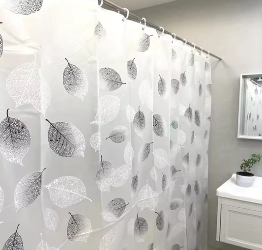 Waterproof PEVA shower curtain for modern bathroom decor