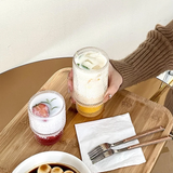 Thick Glass Smoothie Cup