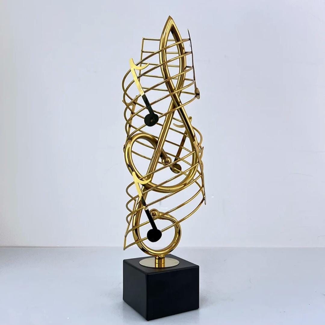 Musical Note Trophy Home Decoration Statue