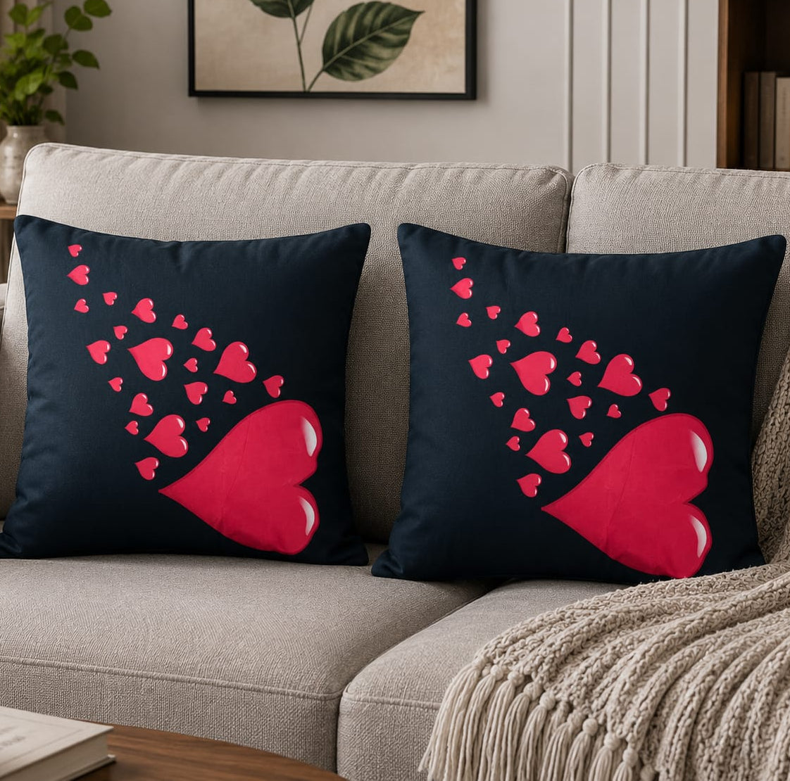 Printed Cushion Cover 45 × 45 cm