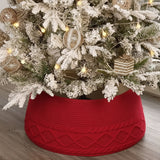 Knitted Christmas Tree Collar