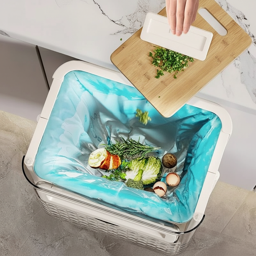 Wall Mounted Kitchen Trash Can