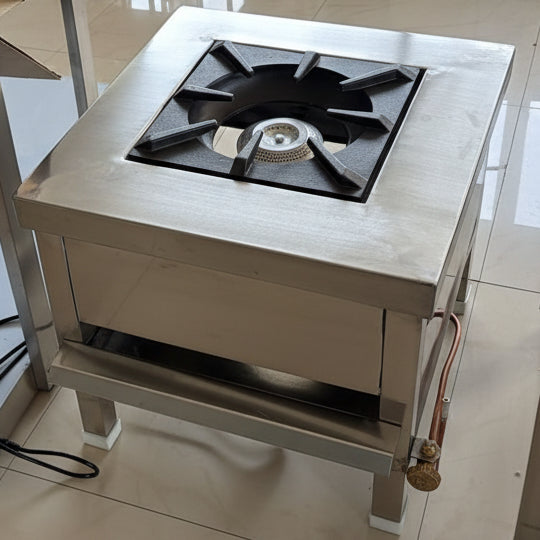 Commercial Grade Stainless Steel Single Gas Cooker