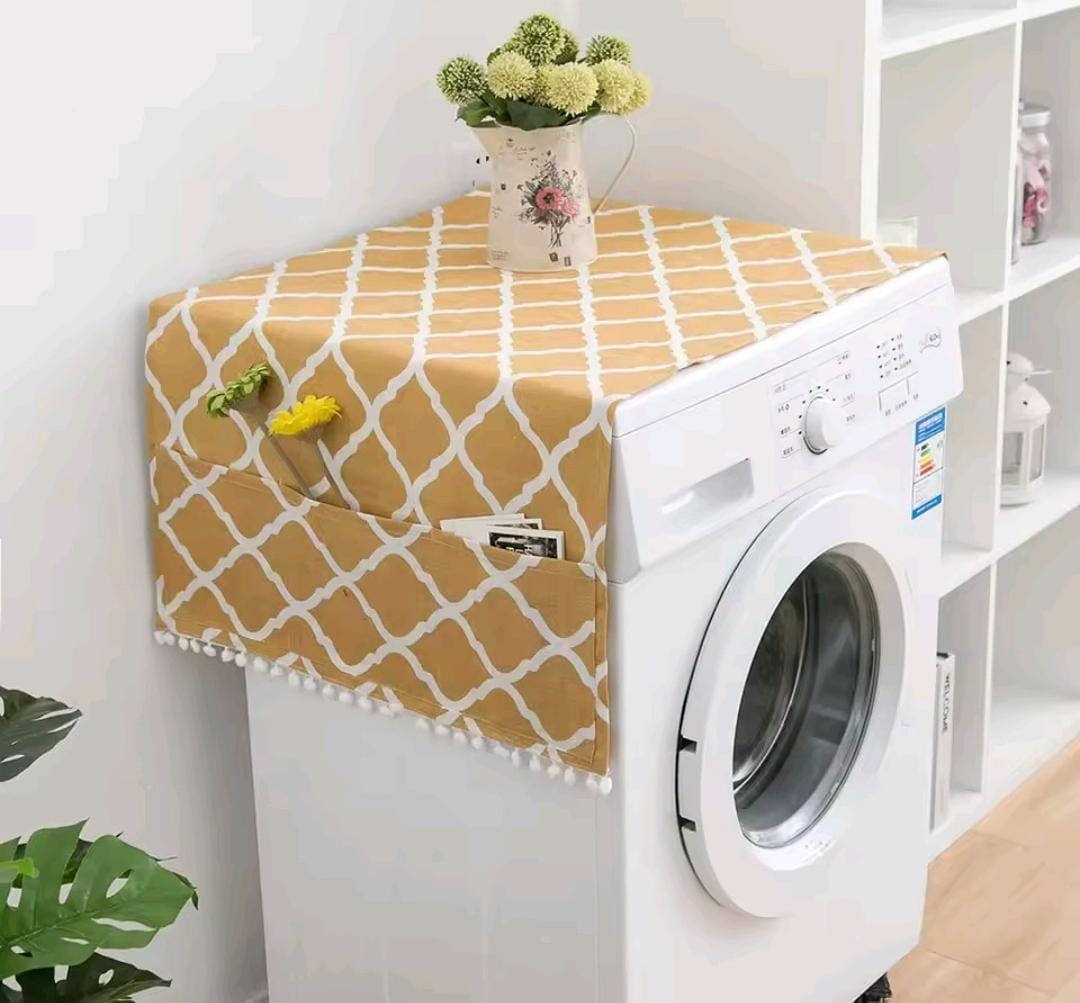 Cotton Fridge and Washing Machine Dust Cover