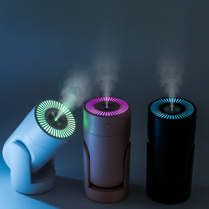 7 Light Adjustable Angle Shaking Head Humidifier 220 ml