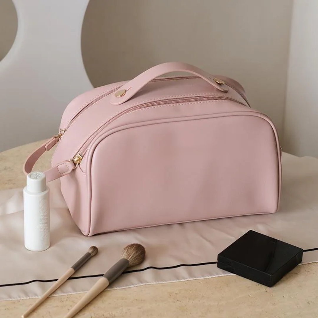 Double Zipper Makeup Bag