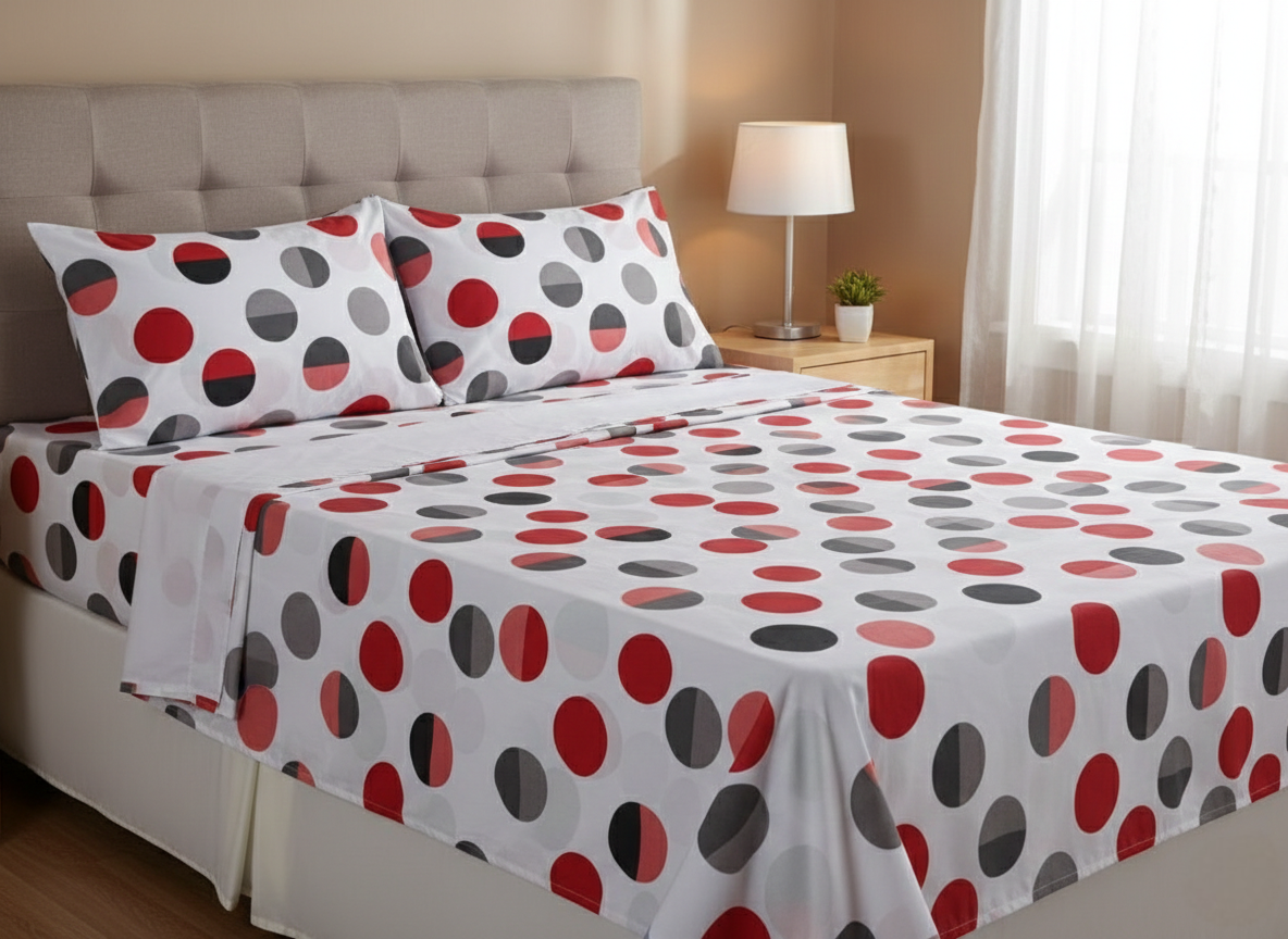 Printed Cotton Bedsheets Set