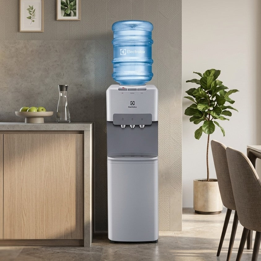 Electrolux UltimateHome 300 Top Loading Water Dispenser with Cabinet EQACF1SXSG