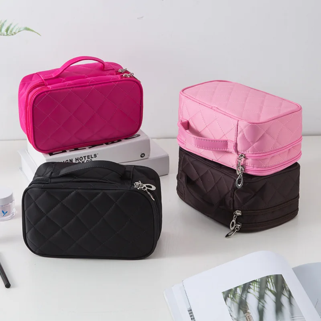 Waterproof Double Layer Cosmetic Storage