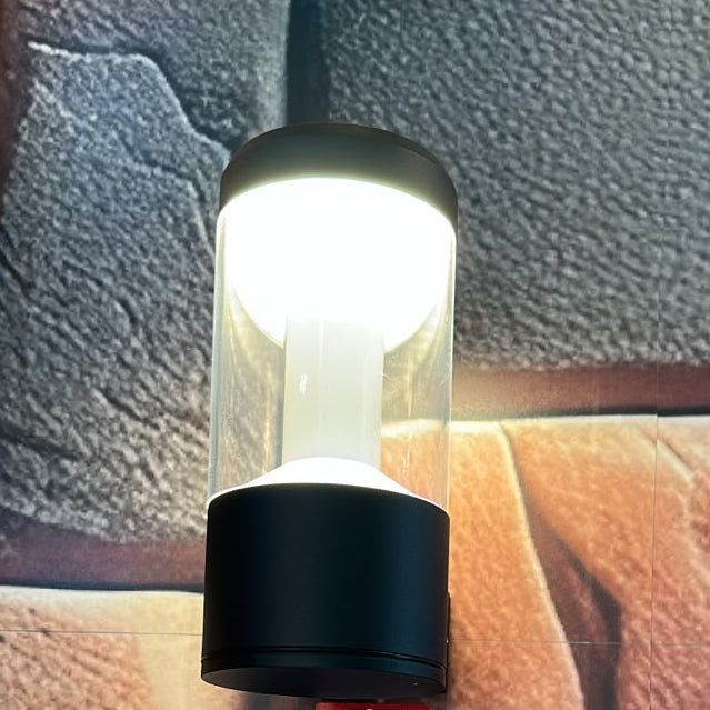 Black 11.5W 3000K warm white outdoor wall light for entrance, pathway, and exterior lighting LL 2231-BK - Gemelli Collection