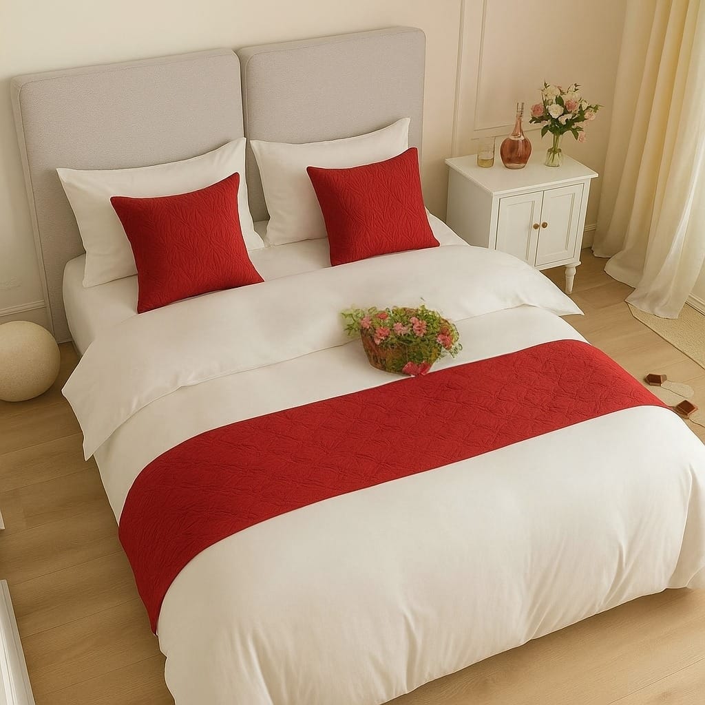 Bedrunner Set With Cushion Covers