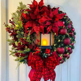 Christmas Wreath Rattan Set – 50cm