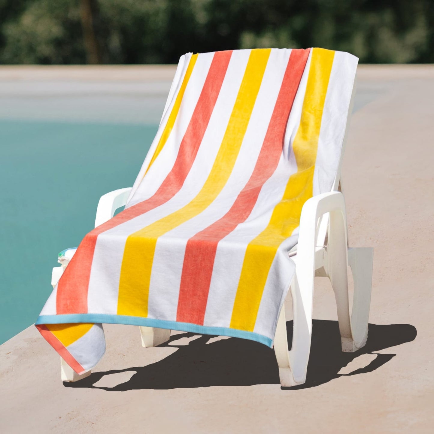 Cotton Striped Beach and Pool Towels