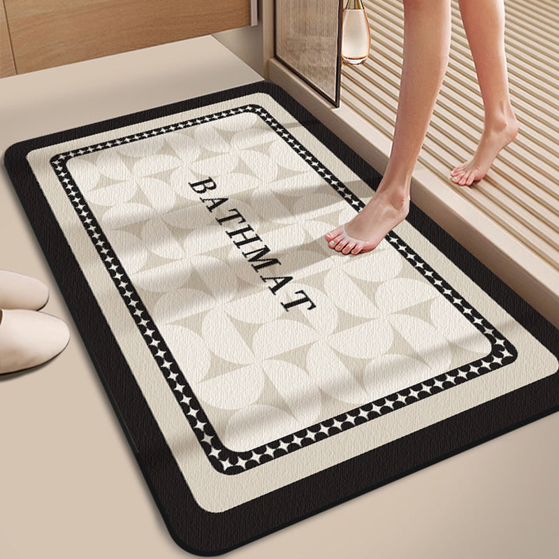 Absorbent Bathroom Door Mat