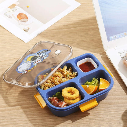 4-Compartment Lunch Box