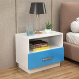 Wooden Bedside Table With Drawer