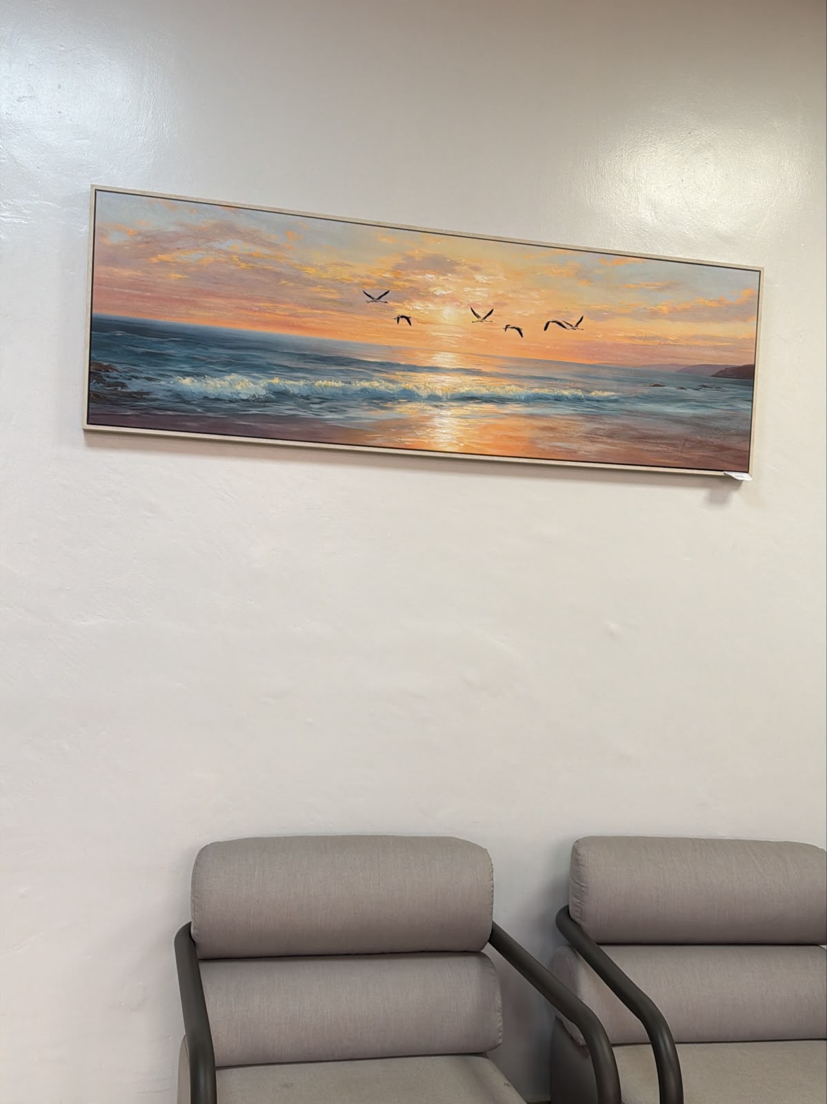 Shore Wall Printed/Oil Painting Collection With Frame
