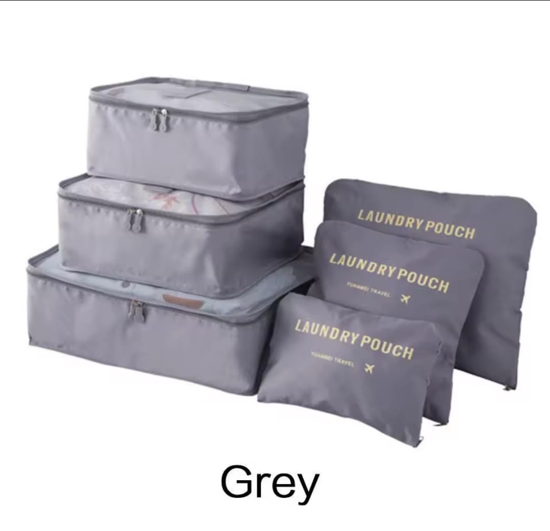 6 Luggage  Suitcase Organizer