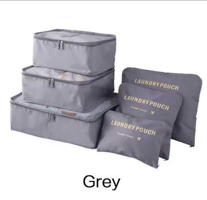 6 Luggage  Suitcase Organizer