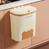 Wall Cabinet Mounted Trash Bin