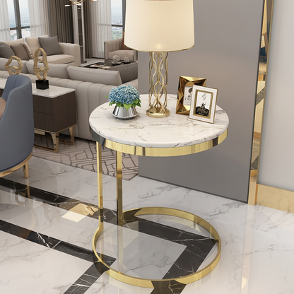 Marble Top Mini Side Table