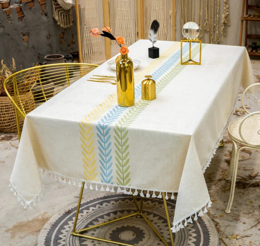Linen dining table cloth 150x220cm