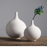 Nordic Round Porcelain Flower Vase