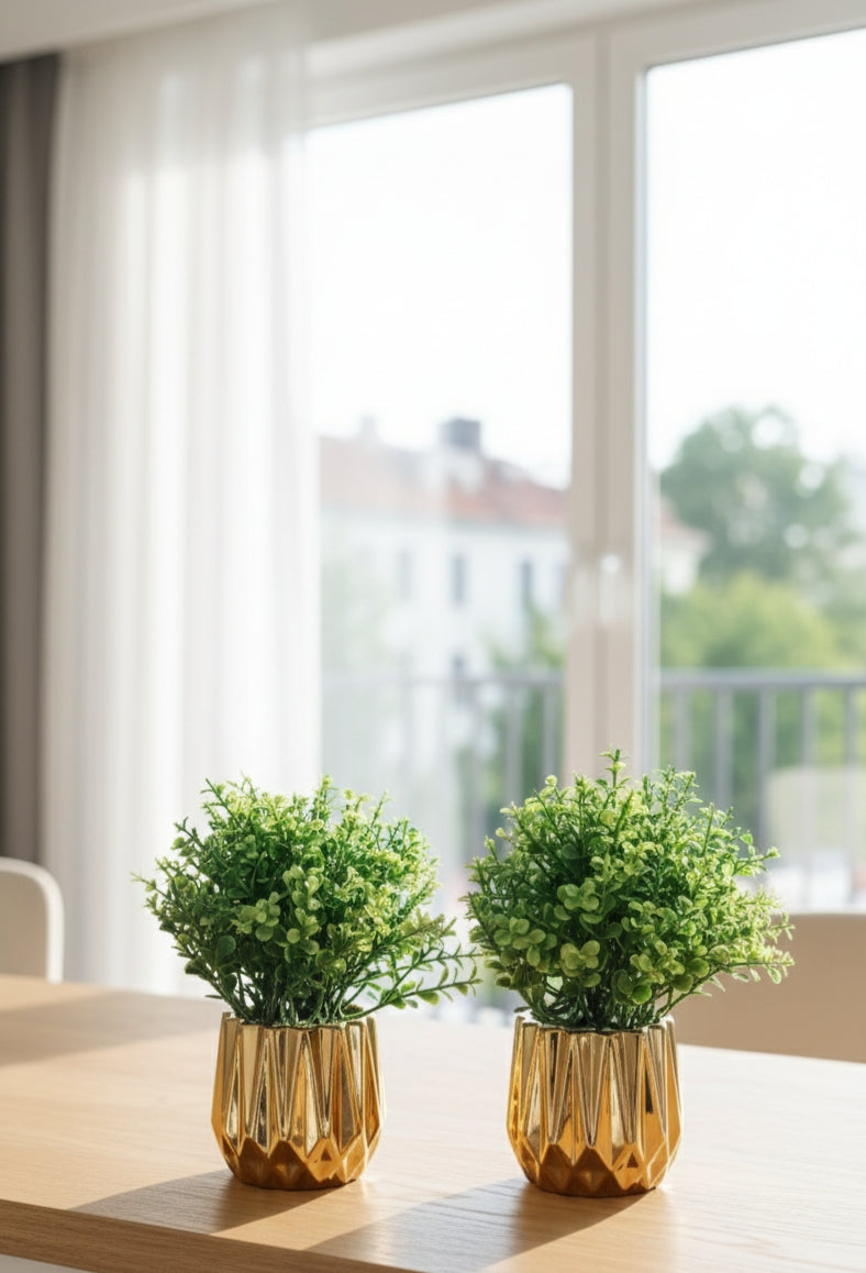 Mini Ceramic Vase With Flowers