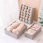 3Pcs Foldable Wardrobe Storage Boxes