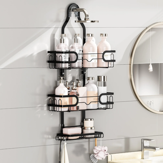 Wall-Mounted Shower Organizer Rack