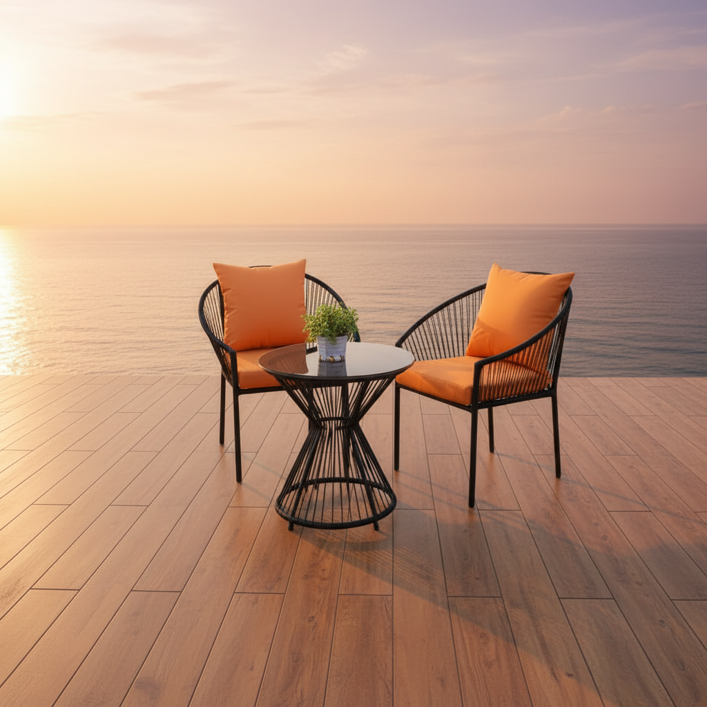 3 Piece Outdoor Patio Set
