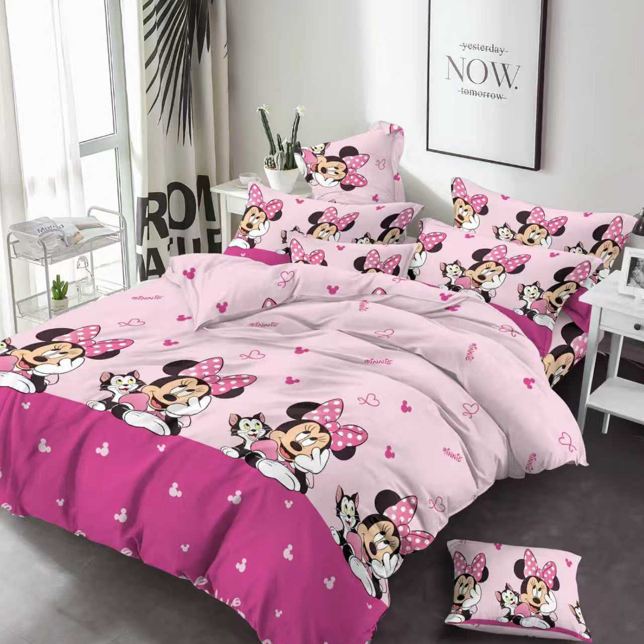 Cartoon Themed Kids Bedsheets Set