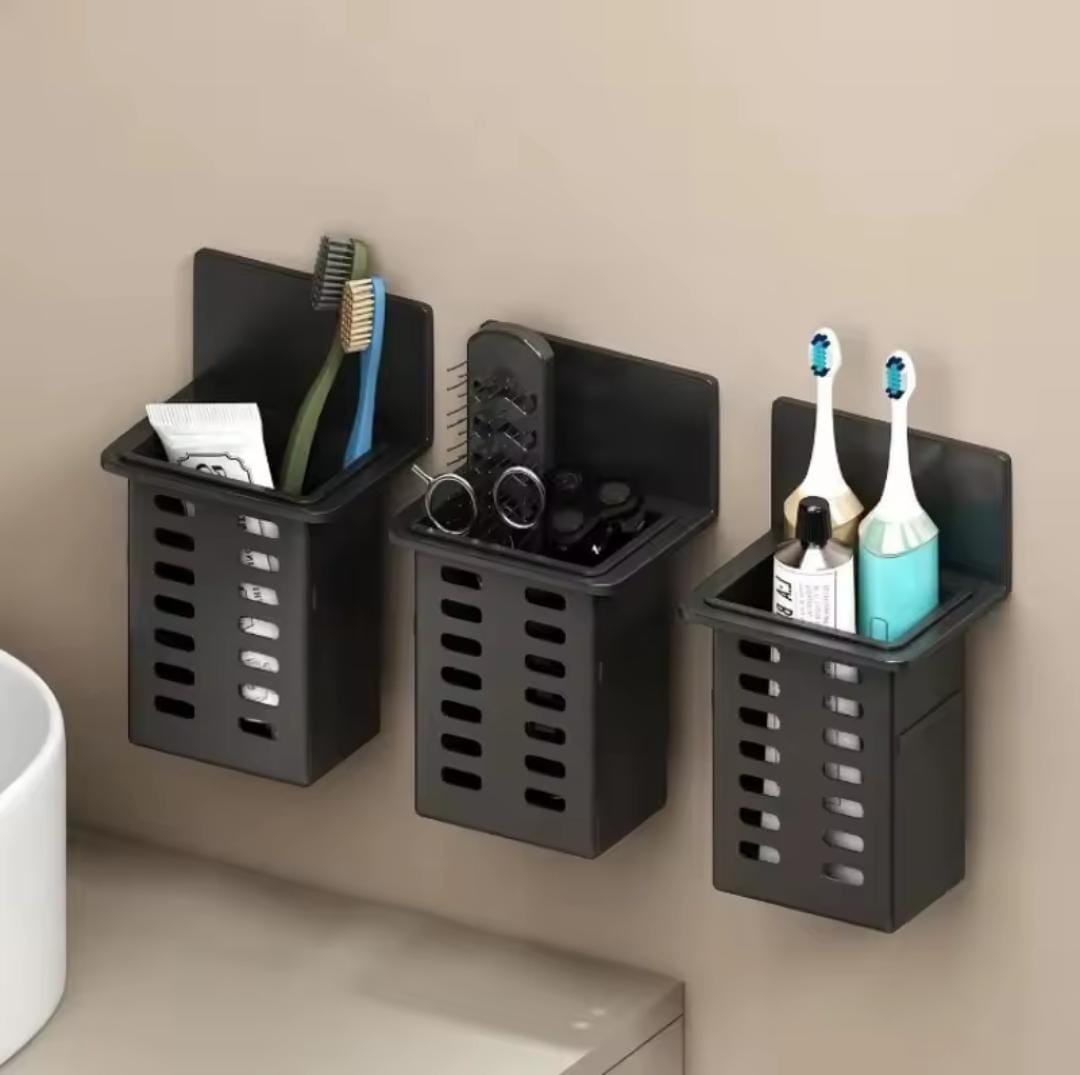 Toothbrush And Make-Up Brush Holder