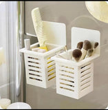 Toothbrush And Make-Up Brush Holder