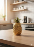 Pineapple Canister – Green Leaf Design