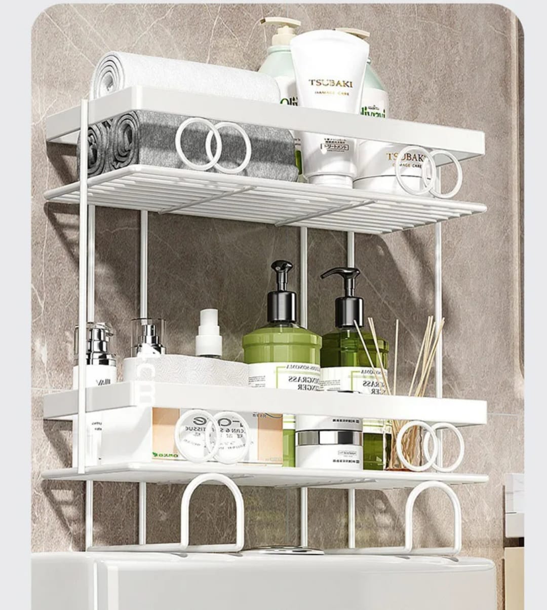 Over The Toilet Storage Shelf Bathroom Organizer Rack