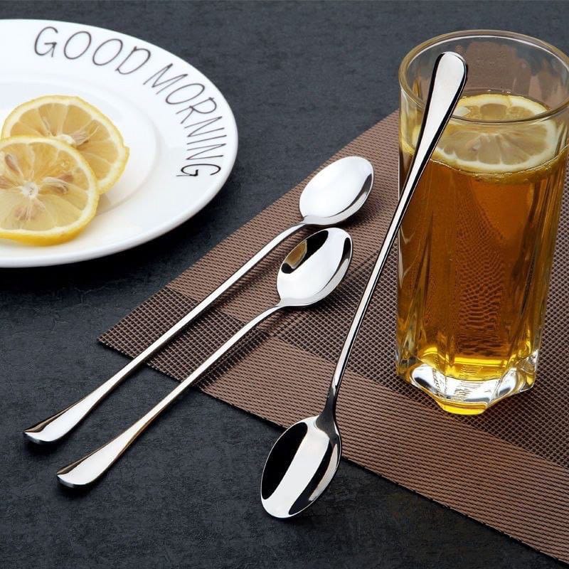 6Pcs Long Teaspoon Set