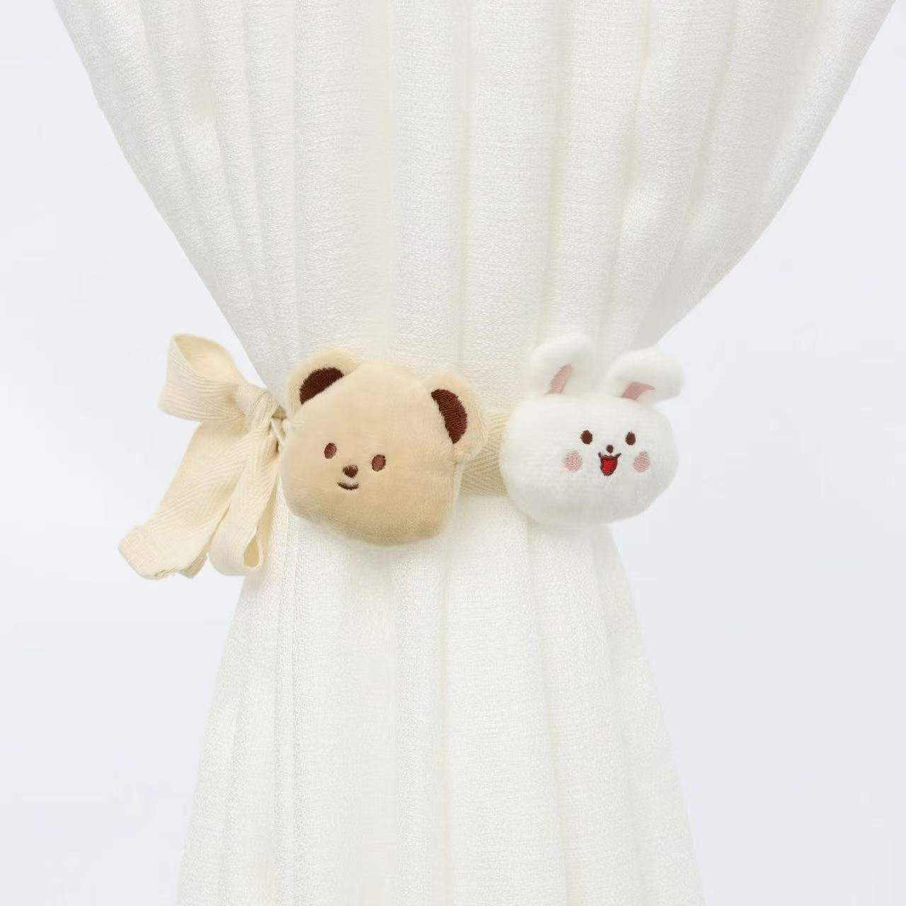2pc Cartoon Bear Curtain Tiebacks
