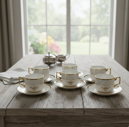 12-Piece Cup and Saucer Set