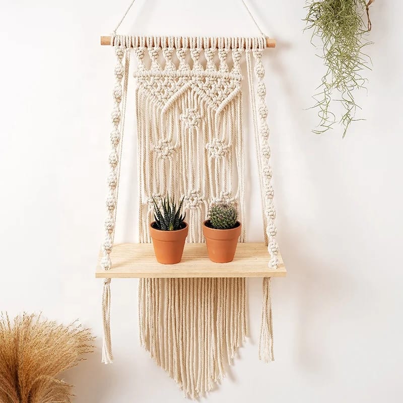 Nordic Hanging Plant Storage Shelf